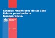 Informe Mineduc Estados Financieros de Las IES