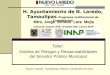 "Taller de Análisis de Riesgos y Responsabilidades del Servidor Público Municipal de N. Laredo"