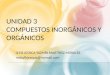 ind. UNIDAD 3 COMPUESTOS INORGÁNICO Y ORGÁNICOS