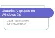 Usuarios y Grupos en Windows Xp