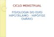 Ciclo Menstrual Pronto