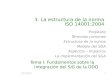 Estructura de La Norma ISO 14001 2004 Sf