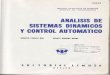 Analisis de Sistemas Dinamicos y Control Automatico -Roberto Canales Ruiz & Renato Barrera Rivera