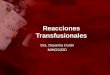 reacciones transfusionales