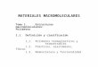 Materiales Macromoleculares Tema 1