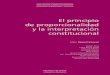 El Principio de Proporcionalidad y La Interpretacion Constitucional - Miguel Carbonel