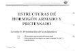 Estructuras de Hormigon Armado y Pretensado(Bn)