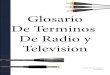 Glosario de Terminos de Radio y Television