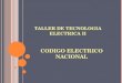 TERCERA CLASE CODIGO ELECTRICO NACIONAL.ppt