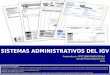 1 - Sistemas Administrativos Del IGV