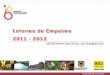 Secretaría Distrital de Planeacion, Bogotá D.C. | Informe de Empalme 2011 - 2012