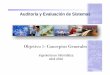 Conceptos generales - Auditoría y evaluación de sistemas