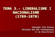 LIBERALISME I NACIONALISME (1789-1870)