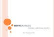 HIDROLOGIA - UNIDAD 1 - GENERALIDADES