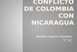El conflicto con nicaragua
