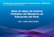 Base de datos de centros poblados del Ministerio de Educación del Perú, Juana Silva Rojas - Ministerio de Educación, Perú