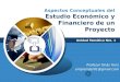 Aspectos conceptuales estudio econ finan