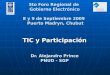 TIC y Participación democratica Foro eGov Chubut 09