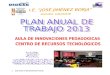Plan anual de trabajo 2013 aip jjb pg
