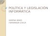Política y legislación informática en el Ecuador