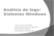 Buscando información: Logs y eventos en Sistemas Windows