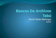 Bancos de archivos - Maria Paula Restrepo