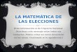 Matemática de las elecciones