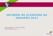 Informe LABORAL Kutxa Economía Navarra 2013