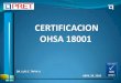 Certificación ohsa 18001   pret