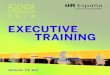 Executive Training - Agenda 2014