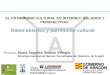 El patrimonio cultural en internet: balance y perspectiva (Universidad de Zaragoza), María Ángeles Rincón Viñegla