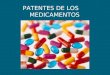 Patentes de los medicamentos