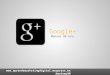 Manual de uso Google+