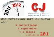 Reflexón fin de año2011 Cristianismo y Justicia