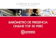 Barómetro de Presencia Online Top50 Perú