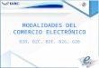 Tema3 modalidades del comercio electrónnico