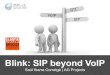 Blink: llevando SIP más allá de la VoIP