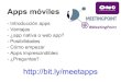 Apps móviles - ONO Meeting Point