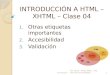 Introduccion a HTML - XHTML clase 04