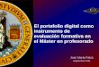 El portafolio digital como instrumentos de evaluación formativa en el Máster en Profesorado