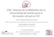 Curso COE: alianzas de la Biblioteca de la Universidad de Sevilla para la formación virtual en Ci2