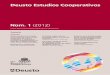 Revista Deusto Estudios Cooperativos. Número 1 (2012)