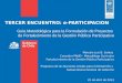 Formulación de Proyectos de Gestión Pública Participativa - Marcelo Santos (PNUD)