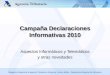 2010 Declaraciones Informativas - Cuestiones Informáticas