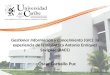 Gestionar Información y Conocimiento (GIC): La experiencia de la biblioteca Antonio Enríquez Savignac (BAES)