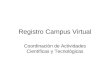 Registro Campus Virtual