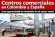 Centros comerciales en Colombia y España