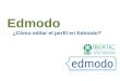 Edmodo - Cómo editar el perfil - docentes 2013