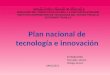 Plan nacional de tecnologia e innovacion