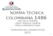 Norma tecnica colombiana 1486